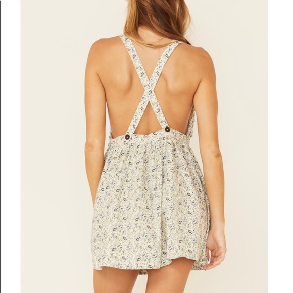 FREE PEOPLE WOMEN'S PETUNIA MINI DRESS/OVERALL - Picture 2 of 10
